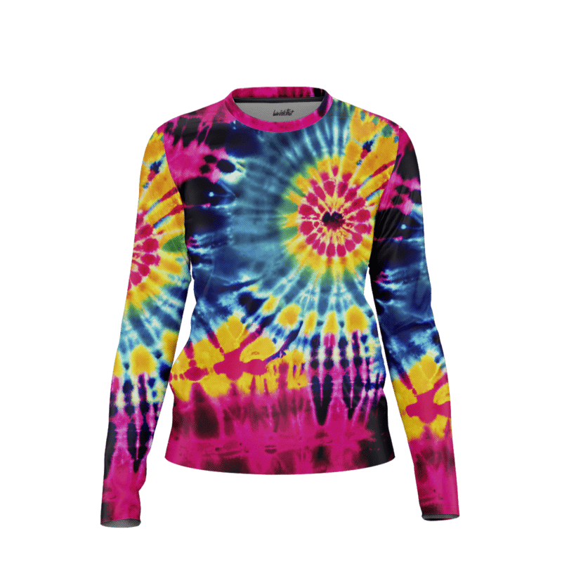 Colorful tie dye creations LongSleeveWomenFront