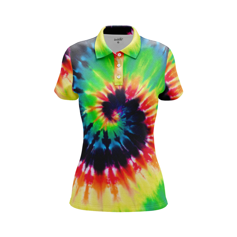 Cosmic inspired designs PoloShirtWomenFront