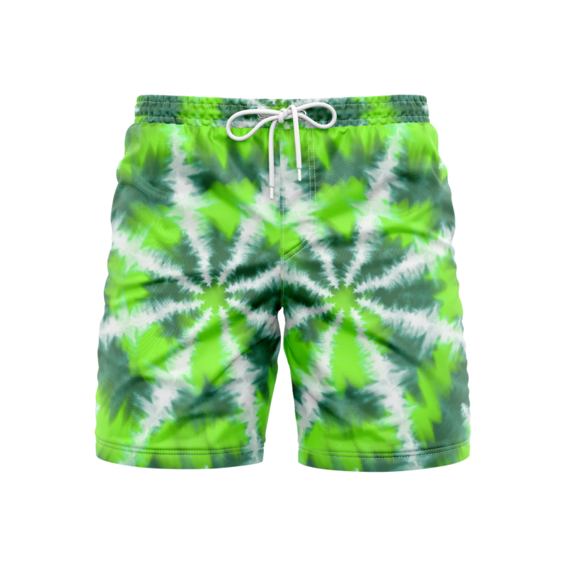 Cosmic tie dye fusion SwimshortsFront