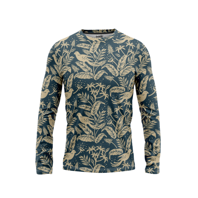 Cute Flamingos Men’s Long Sleeve Shirt