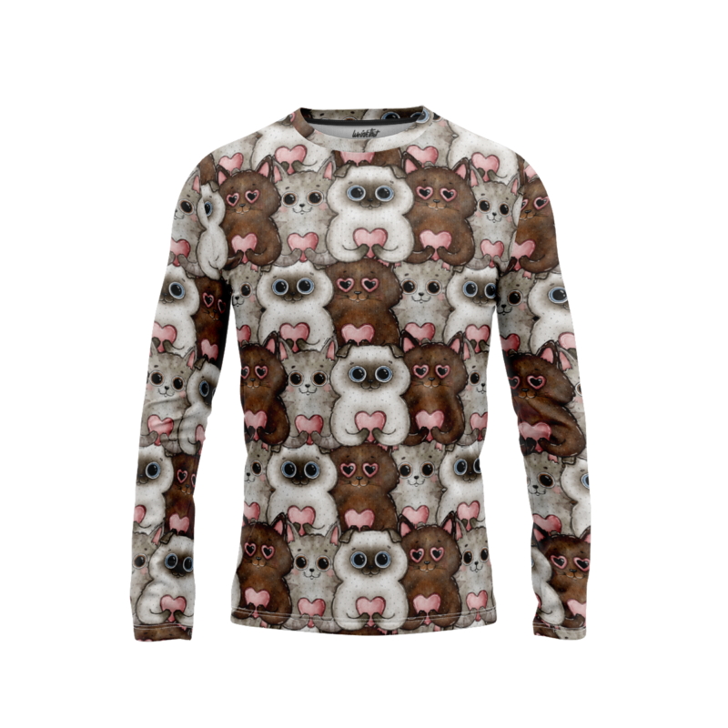 Deer Fox Rabbit LongSleeveMenFront