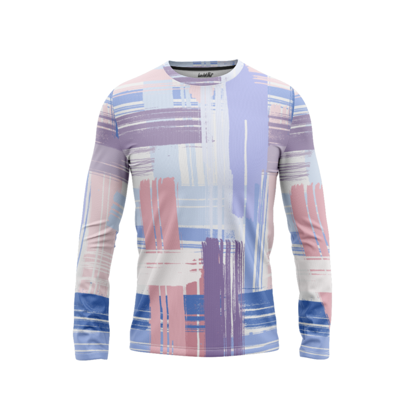 Delicate Watercolors LongSleeveMenFront