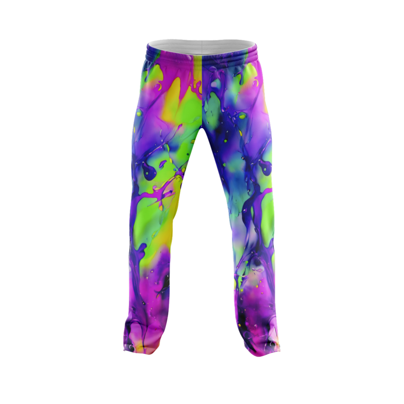 Delightful tie dye series 1 PajamaPantsFront