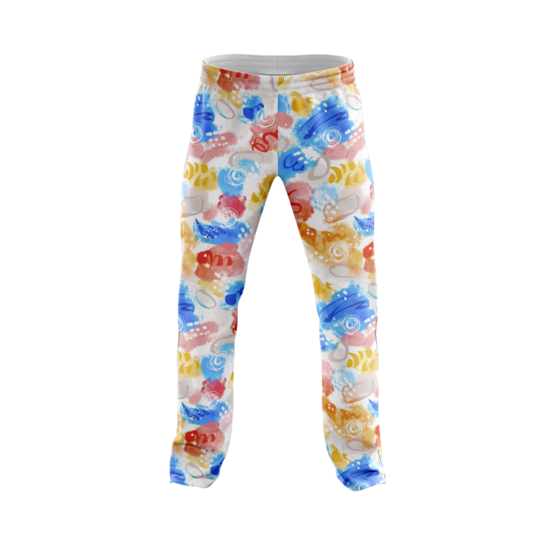 Dreamy Watercolor PajamaPantsFront