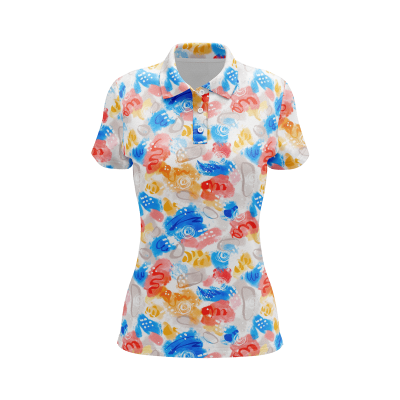 Dreamy Watercolor Women’s Polo Shirt