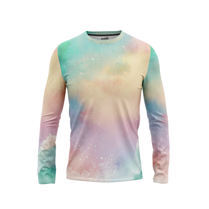 Dreamy Watercolor Tales LongSleeveMenFront