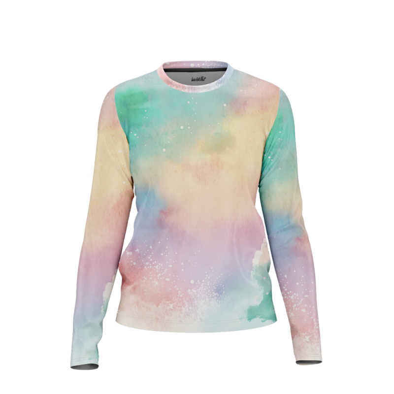 Dreamy Watercolor Tales LongSleeveWomenFront