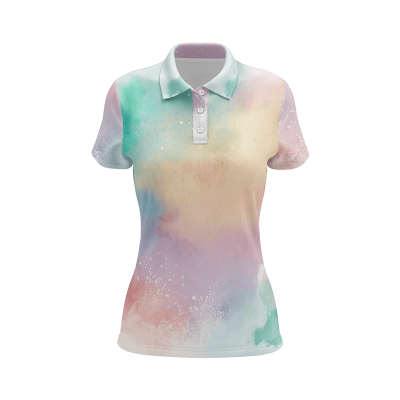 Dreamy Watercolor Tales Women’s Polo Shirt