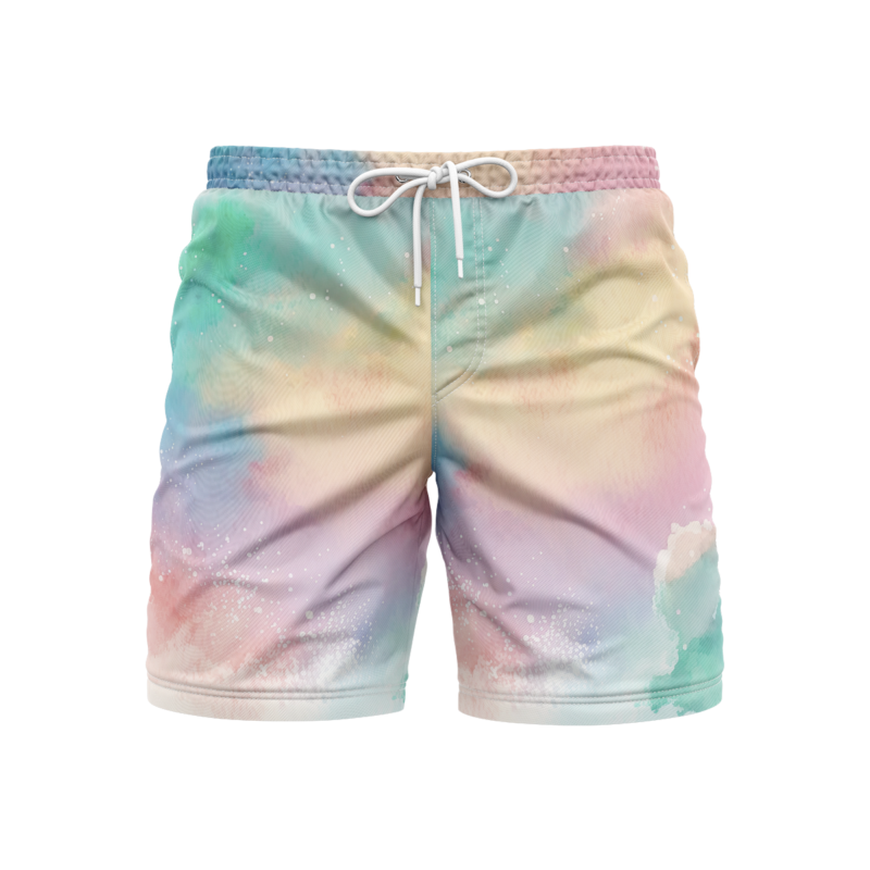 Dreamy Watercolor Tales SwimshortsFront