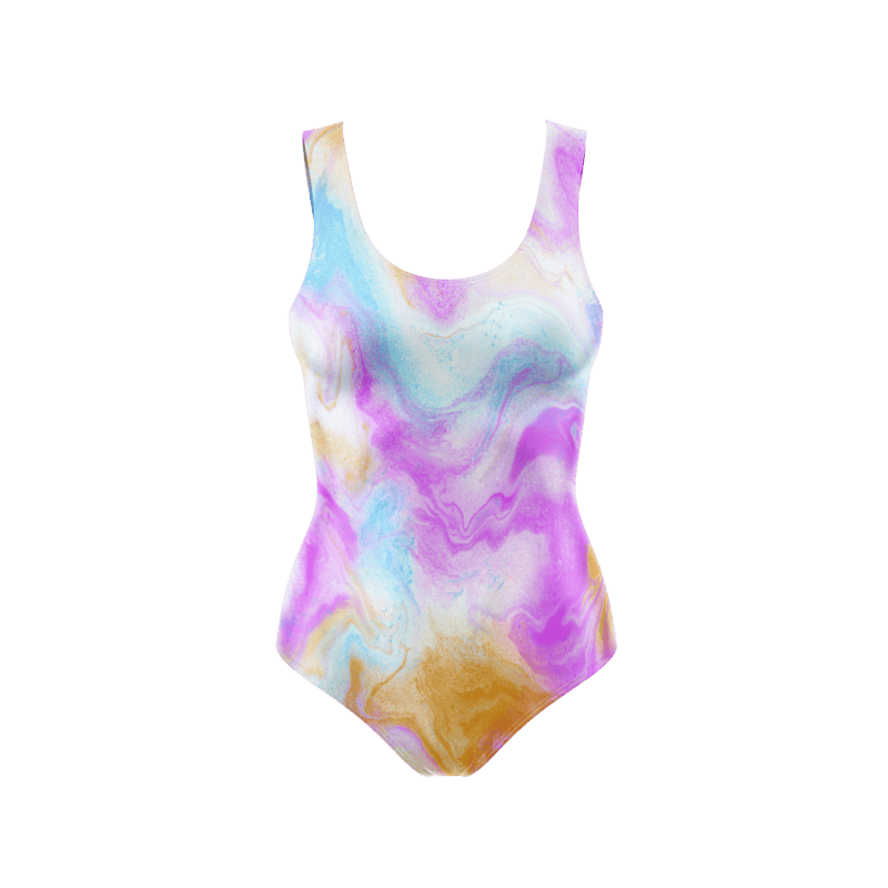 Dreamy marble patterns BodysuitFront