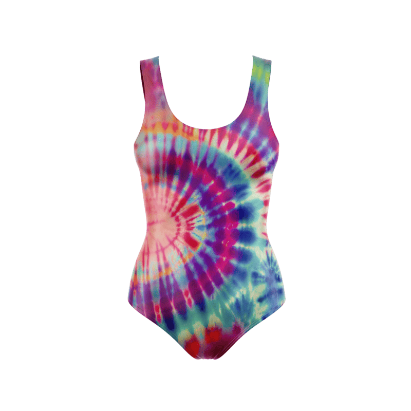 Earthy tie dye ensembles BodysuitFront