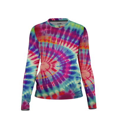 Earthy Tie-Dye Ensembles Women’s Long Sleeve Shirt