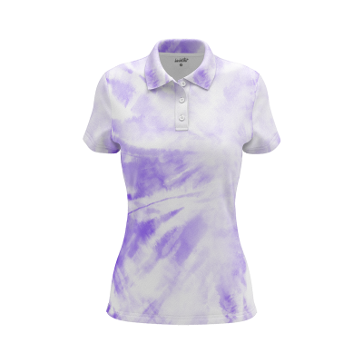 Electric Color Bursts Women’s Polo Shirt