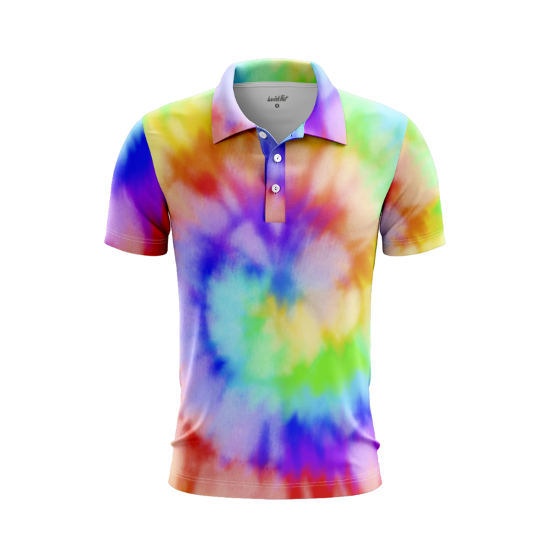 Electric dreamscape styles PoloShirtMenFront