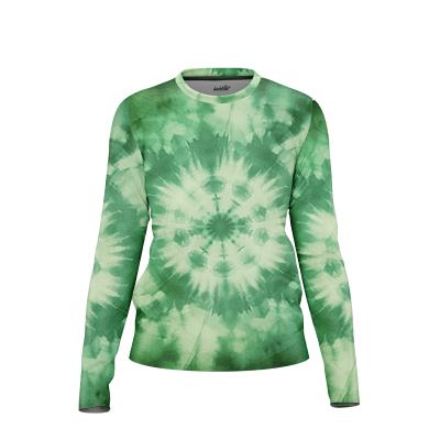 Ethereal Pastel Tie-Dye Women’s Long Sleeve Shirt