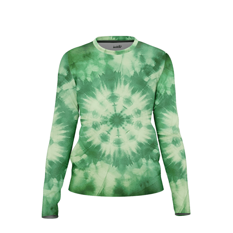 Ethereal pastel tie dye LongSleeveWomenFront