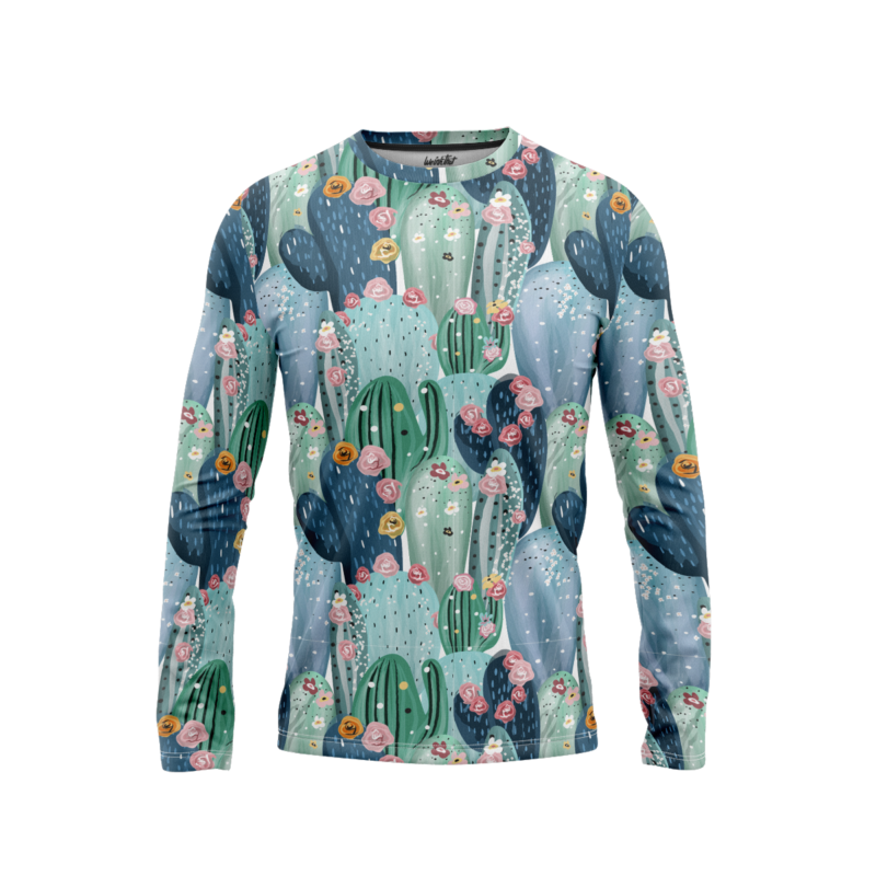 Flowers LongSleeveMenFront