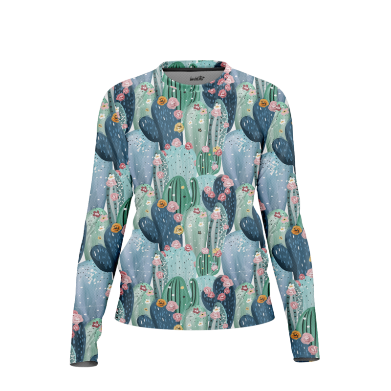 Flowers LongSleeveWomenFront