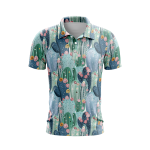 Flowers Men’s Polo Shirt