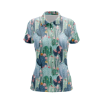 Flowers Women’s Polo Shirt