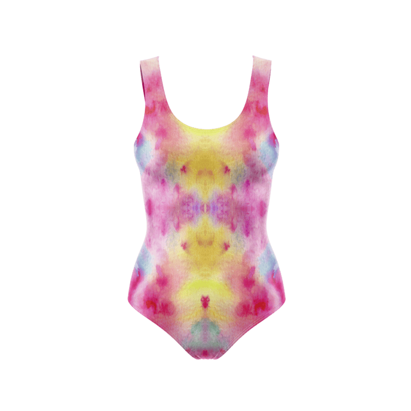 Galactic twilight tie dye BodysuitFront