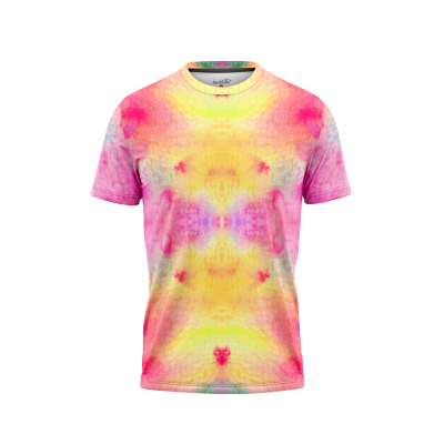Galactic Twilight Tie-Dye Men’s T-Shirt
