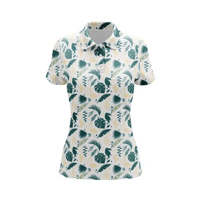 Golden Hibiscus Women’s Polo Shirt