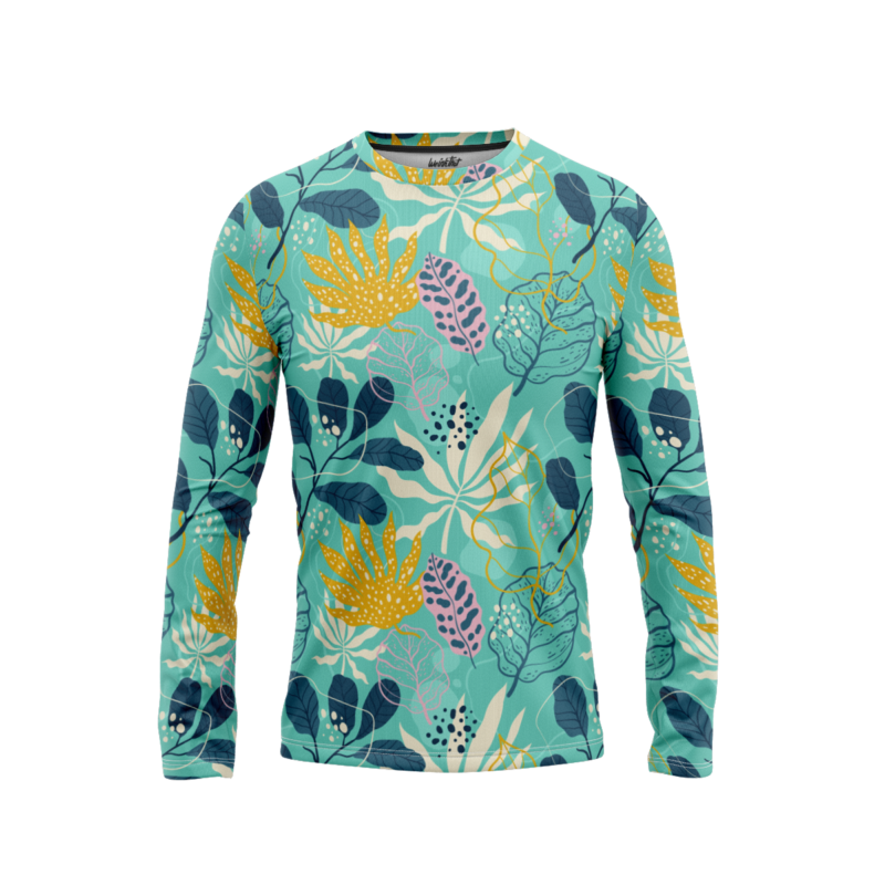 Luxury Golden Flora LongSleeveMenFront