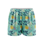 Luxury Golden Flora Sport Shorts