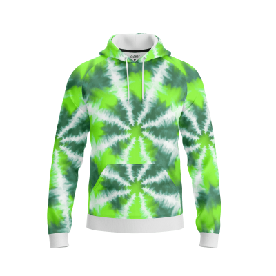 Neon Tie-Dye Fashion Hoodie