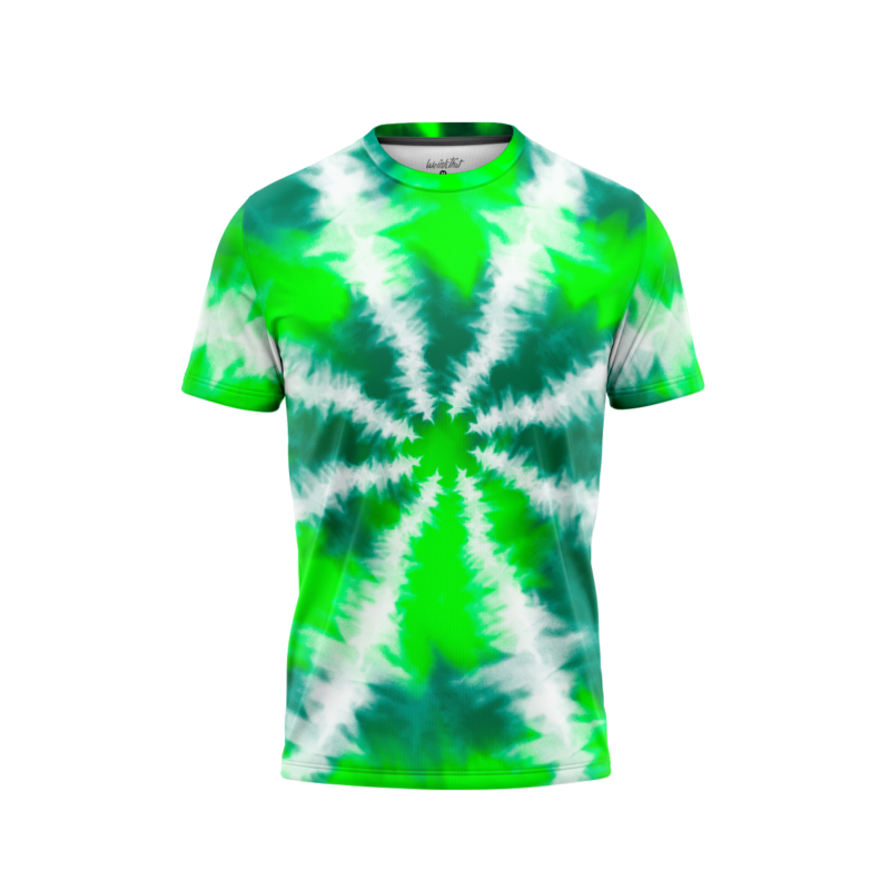 Neon tie dye fashion MenFront