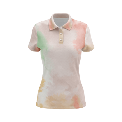 Pastel Paintbrush Women’s Polo Shirt