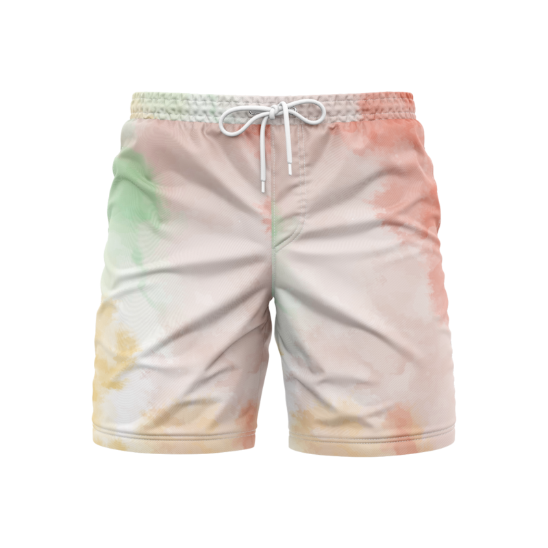 Pastel Paintbrush SwimshortsFront