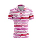 Pastel Water Dance Men’s Polo Shirt