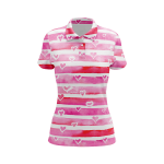 Pastel Water Dance Women’s Polo Shirt
