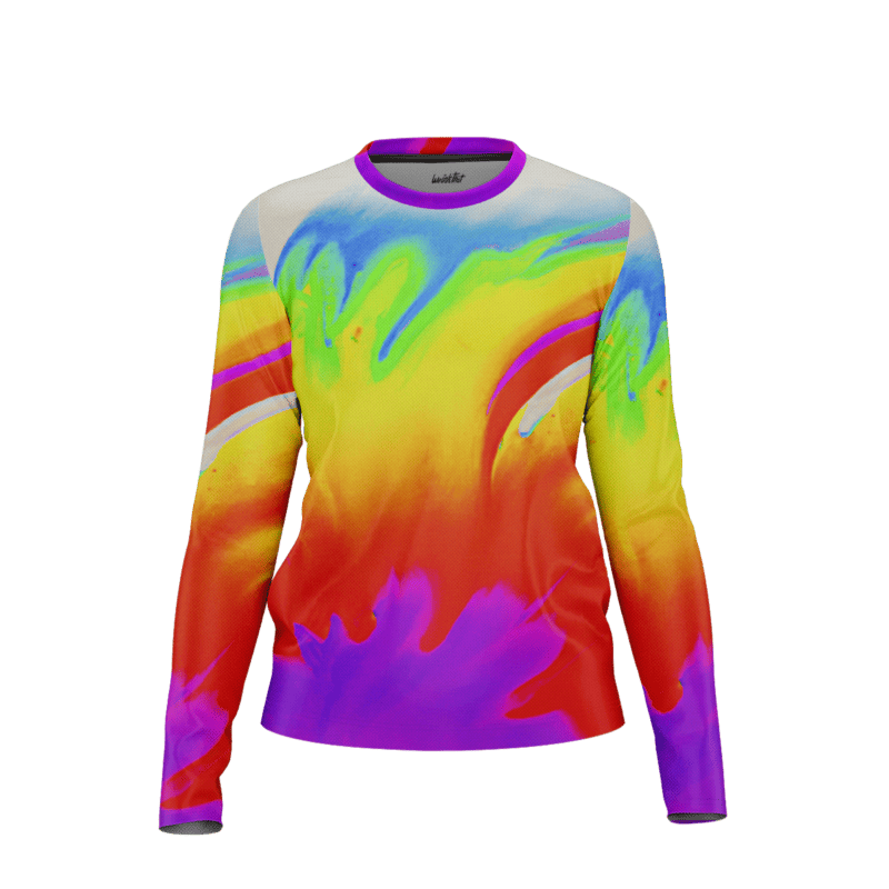 Pastel tie dye collection LongSleeveWomenFront