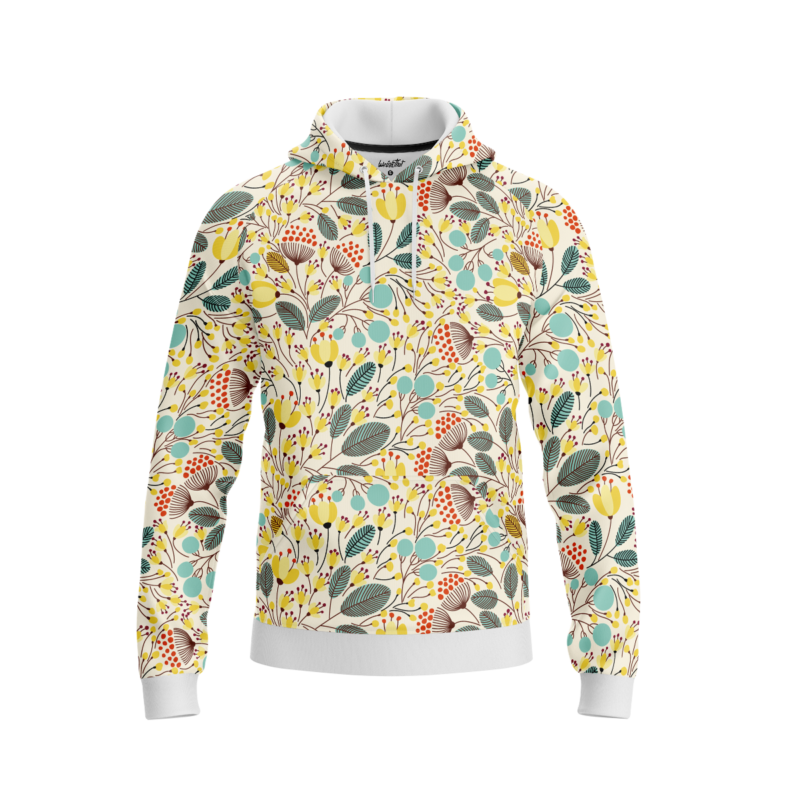 Pastelette Flowers HoodieFront