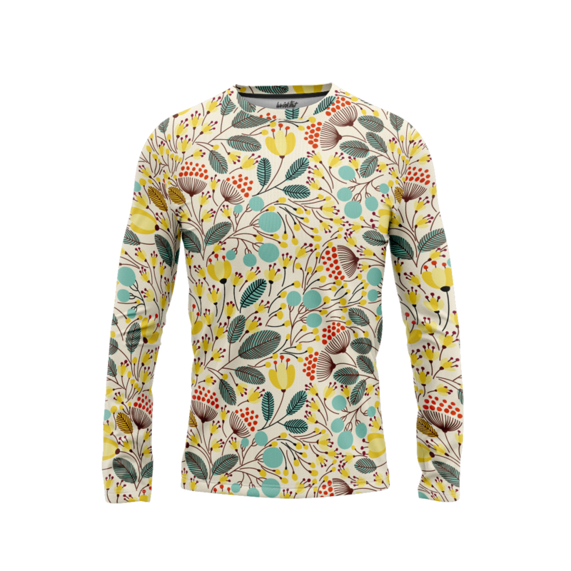 Pastelette Flowers LongSleeveMenFront