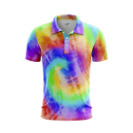 Psychedelic Tie-Dye Styles Men’s Polo Shirt