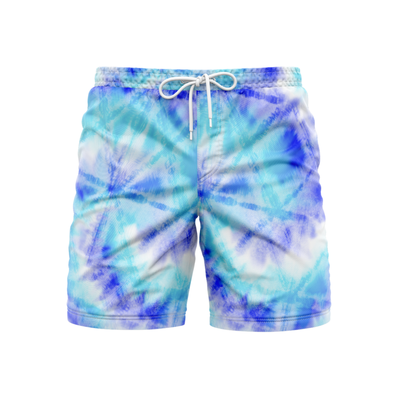 Rainbow colored designs SwimshortsFront