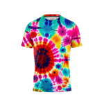 Retro-Inspired Swirls Men’s T-Shirt