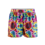 Retro-Inspired Swirls Sport Shorts