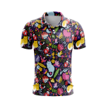 Rose Foxes Men’s Polo Shirt