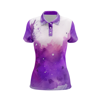 Soft Washed Tones Women’s Polo Shirt