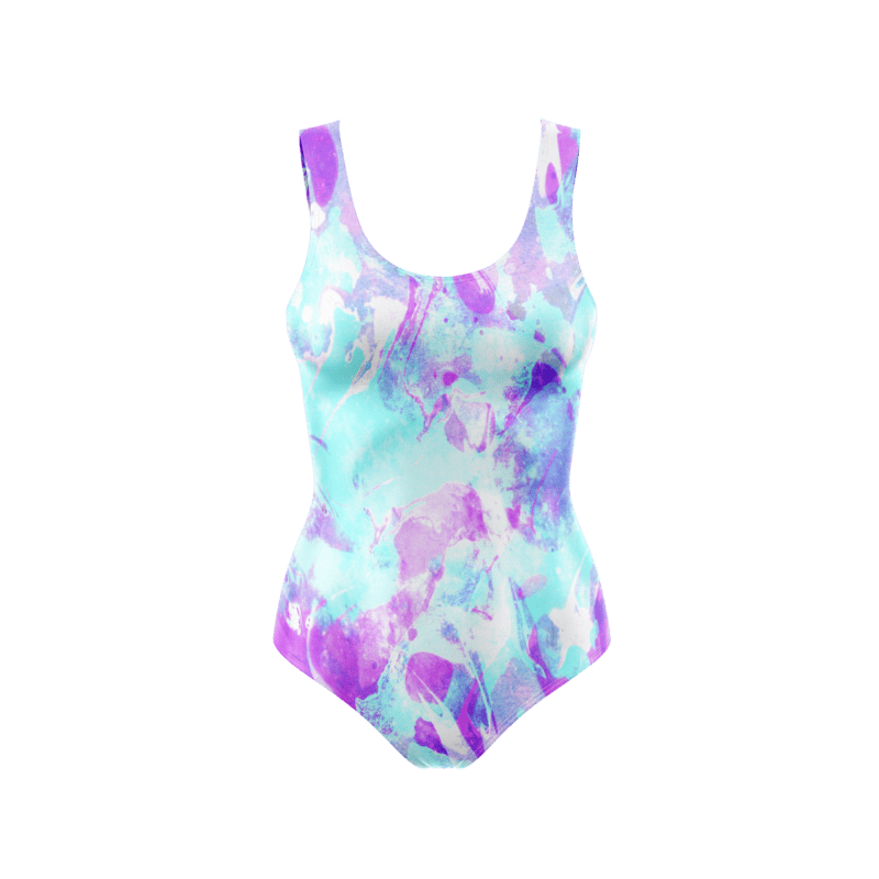 Summer themed tie dye BodysuitFront