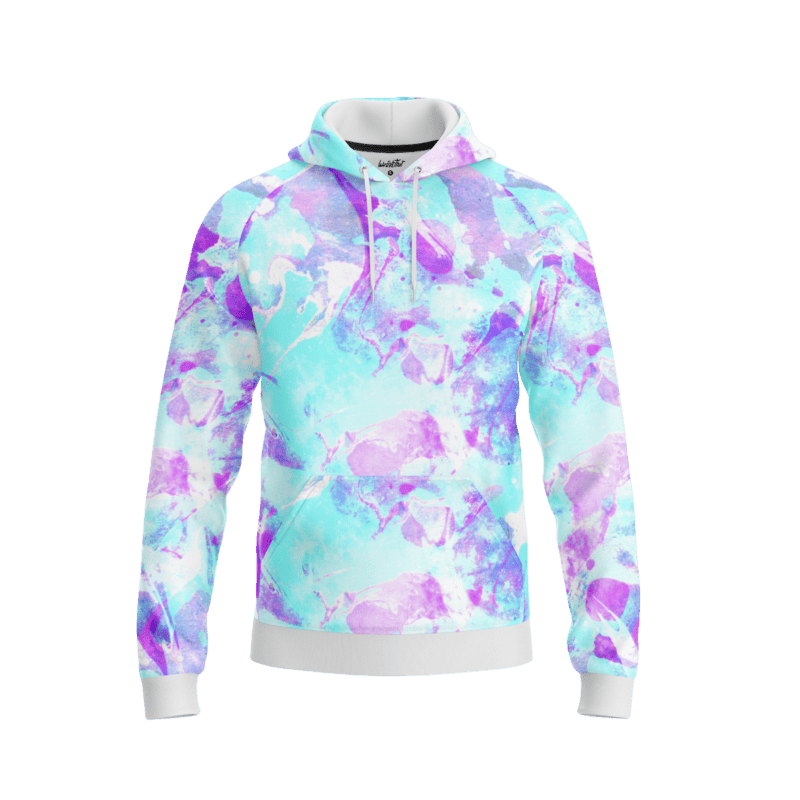 Summer themed tie dye HoodieFront