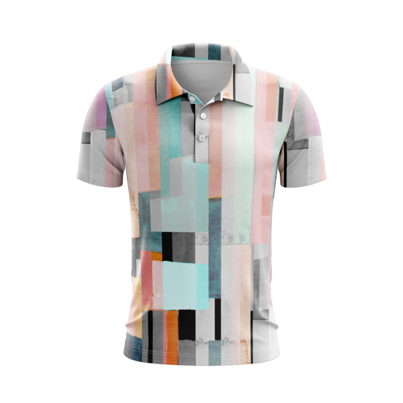 Tranquil Tints PoloShirtMenFront