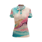 Tranquil Transparencies Women’s Polo Shirt