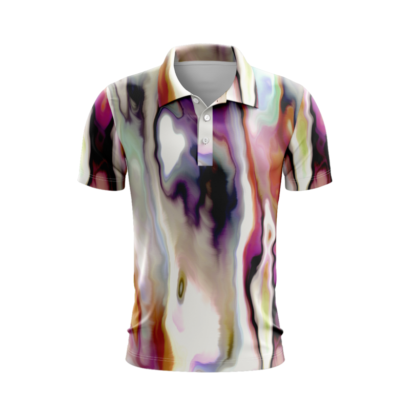 Translucent Tones Men’s Polo Shirt