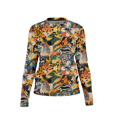Tropical Strokes Women’s Long Sleeve Shirt